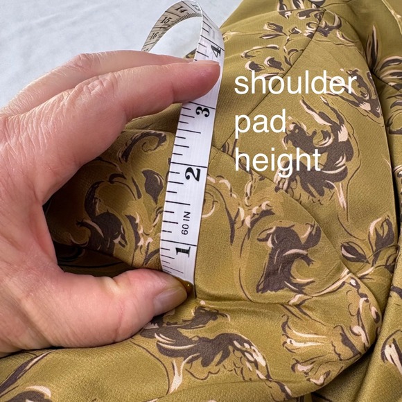 Michelle Stuart Vintage 100% Silk Cropped Blazer 4 Baroque 80s Glamoratti - Picture 6 of 9